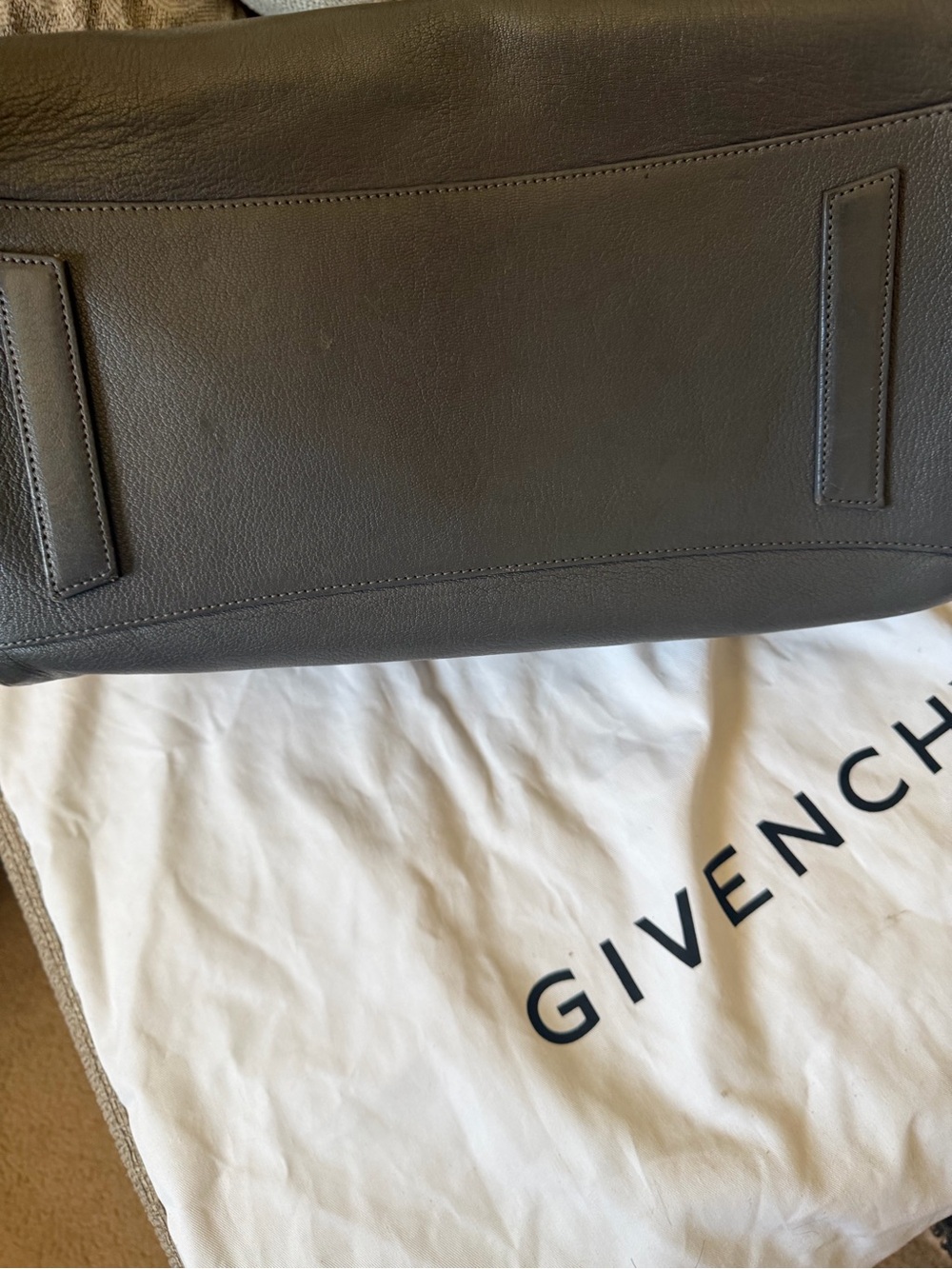 Givenchy Antigona Dark Gray Leather - Picture 5 of 12